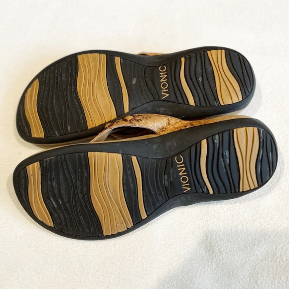 EUC Women's Vionic Floriana Flip Flop Sandals with Arch Support Size 5 - Picture 3 of 8